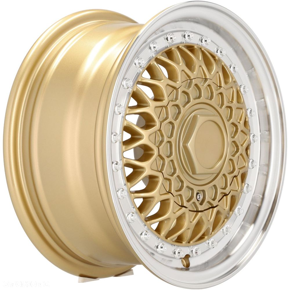 4x Felgi 13 m.in. do AUDI 80 90 Golf Civic CRX Sierra BMW E21 126p FSO 125p Polonez - BY479 (LU247) - 5