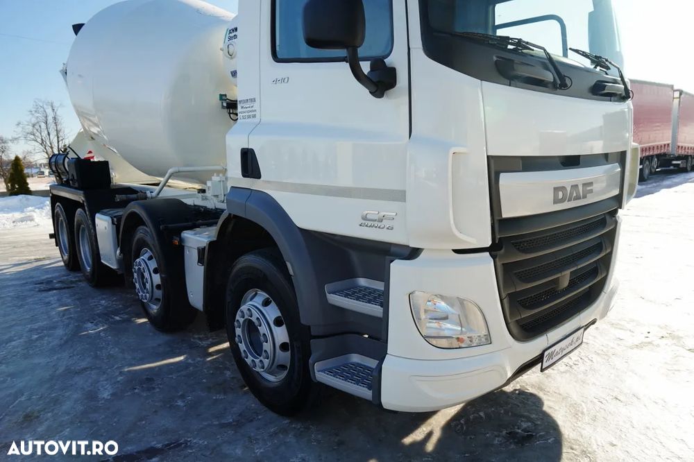 DAF CF 440 / 8x4 / BETONIERĂ SCHWING STETTER / BETONIERĂ 9 M3 / AUTOMATĂ / CAMERĂ / - 9