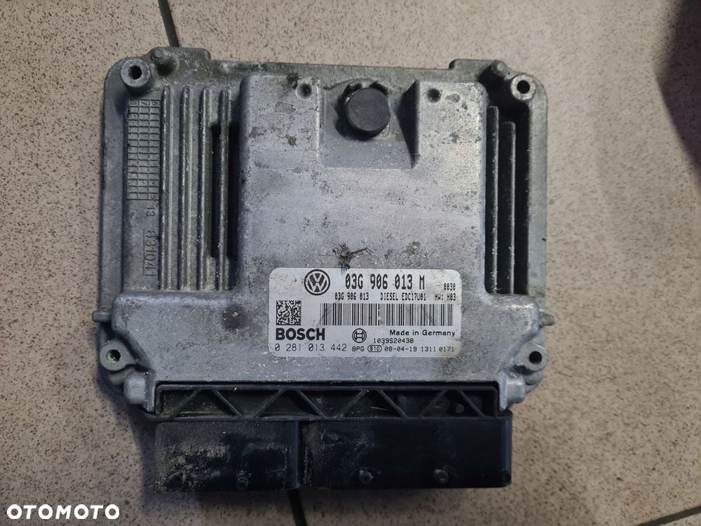 Komputer Sterownik Silnika 03G906013M Skoda Fabia II 1.9 TDI - 1