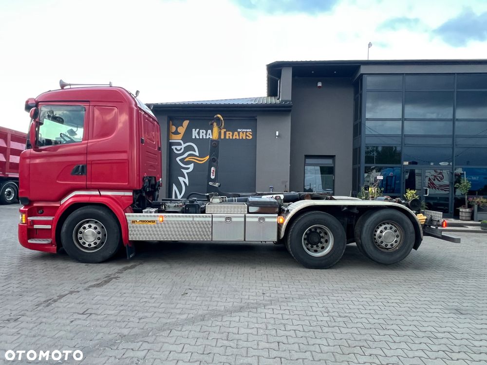 Scania R580 v8 Hakowiec multi lift huan łamany z Niemiec idealny stan cały na poduszkach Aso scania - 5
