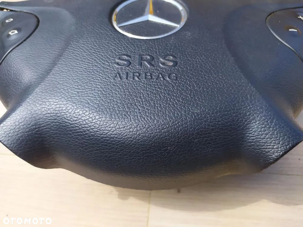 MERCEDES W211 AIRBAG KIEROWNICY PODUSZKA KIEROWCY CZARNA - 3