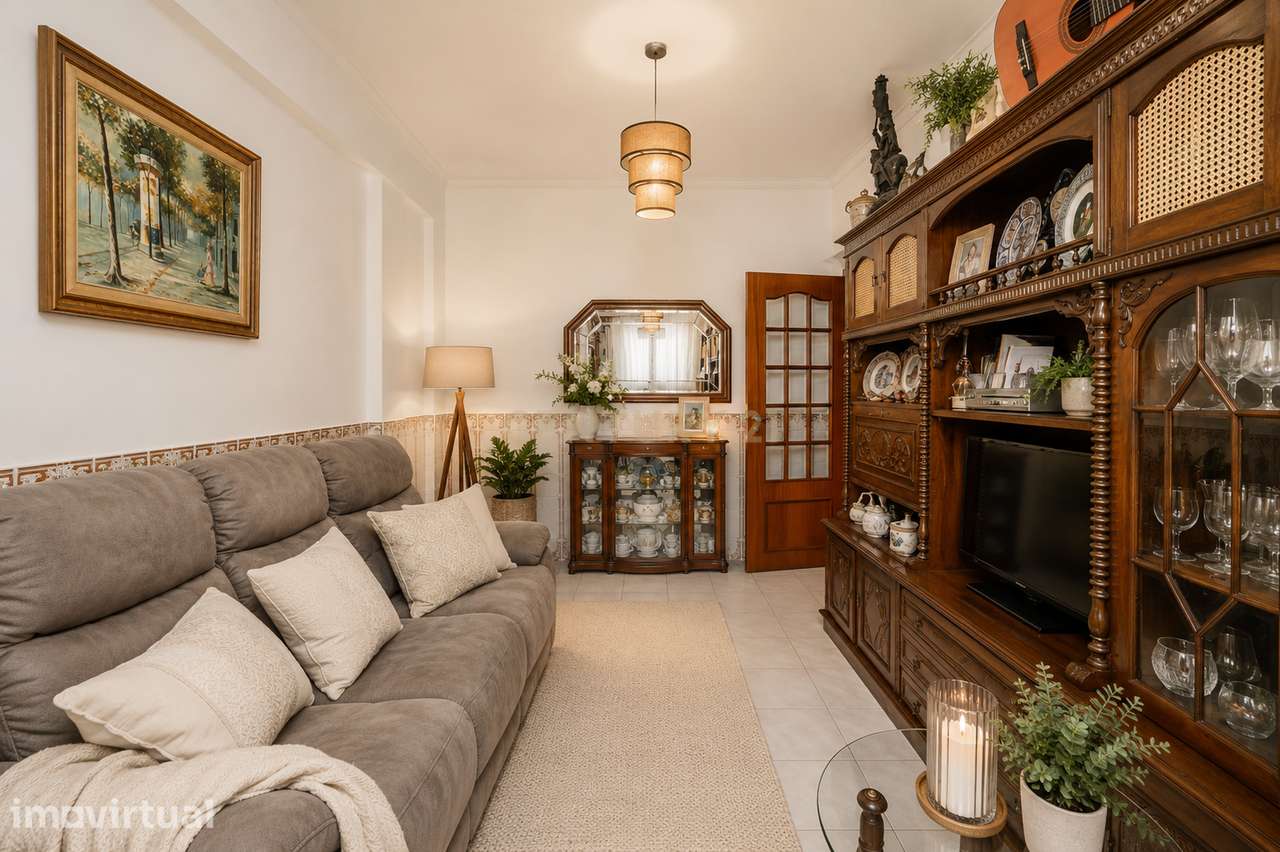 Apartamento T2 em Setúbal com Vista para a Cidade e Montanha - Grande imagem: 2/21