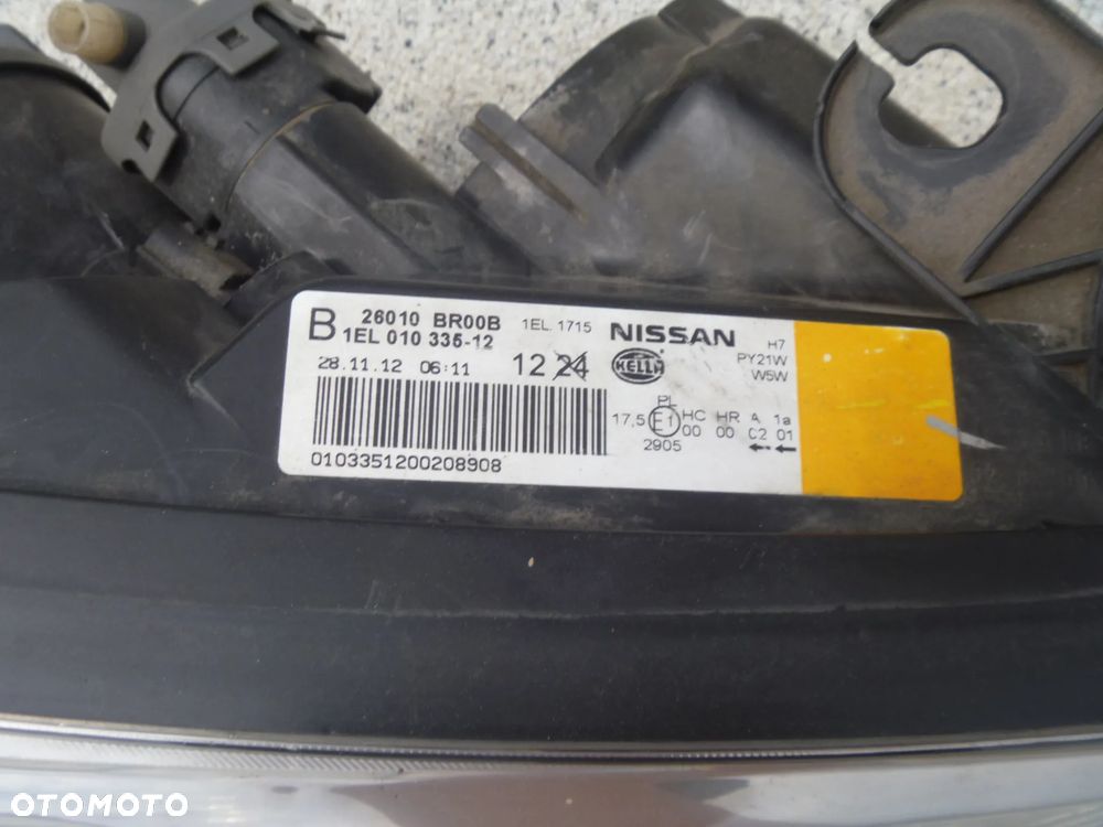 NISSAN QASHQAI 1 J10 LIFT 2010 LAMPA PRAWA ORYGINAŁ 26010-BR00B EUROPA IGŁA - 5