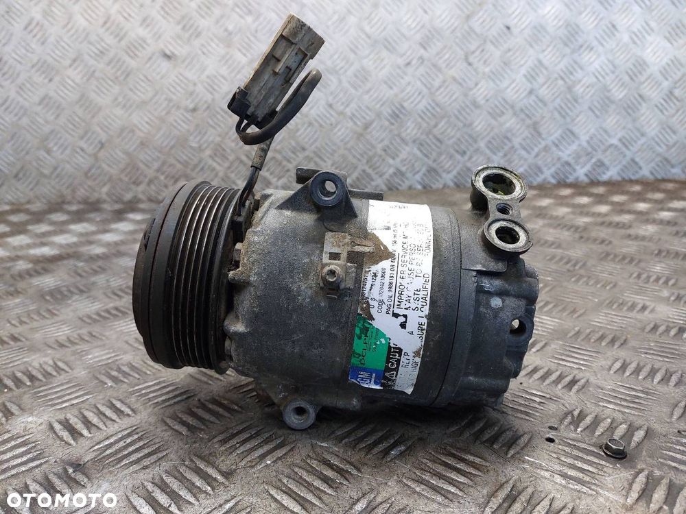 SPRĘŻARKA KOMPRESOR KLIMATYZACJI USZKODZONY OPEL MERIVA A 13124751 - 1
