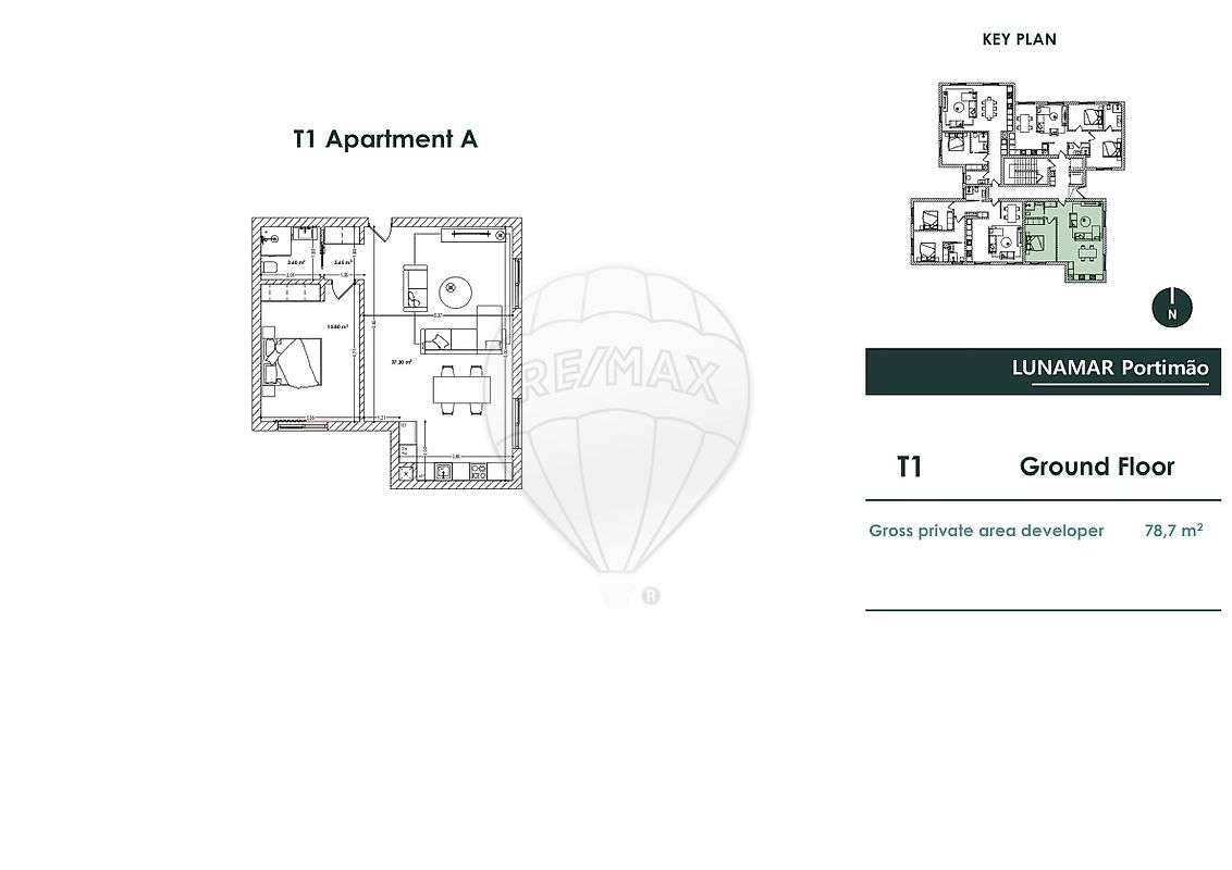 Apartamento T1 para venda - Grande imagem: 3/25