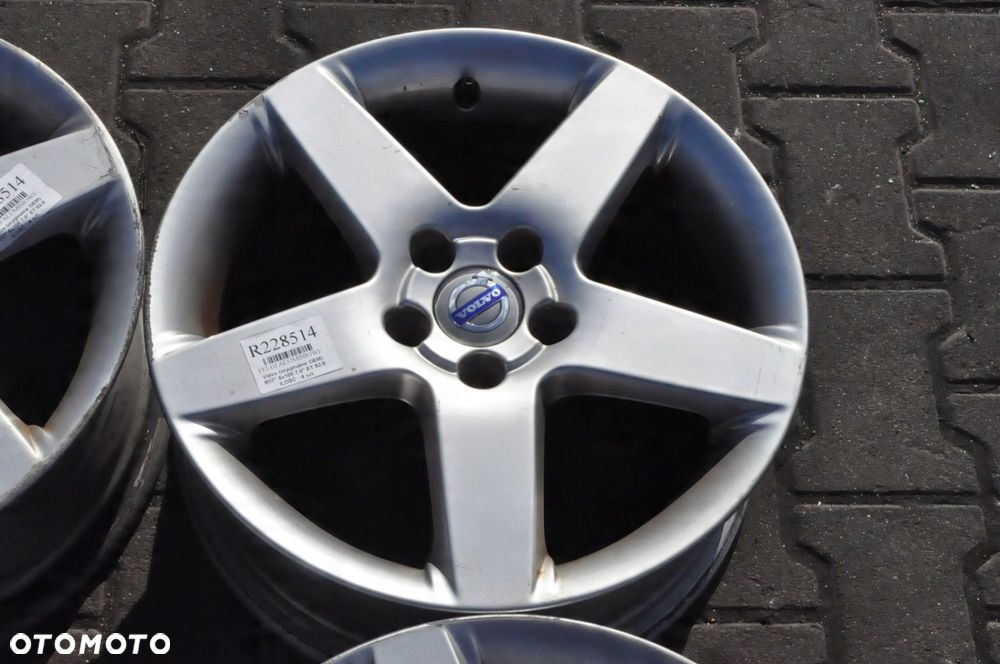 VOLVO C30 S40 V50 FELGI ALUMINIOWE R17 7J 5X108 ET 52.5 30671415 - 4