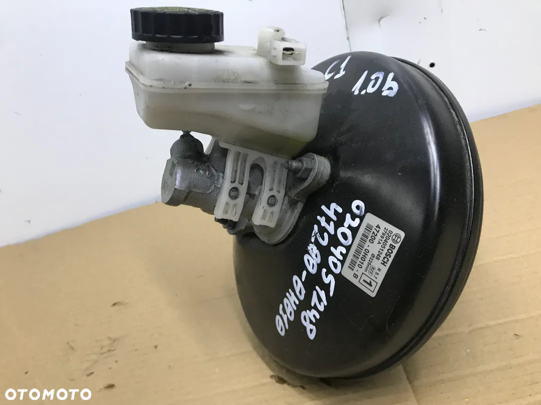 Pompa hamulcowa toyota aygo citroen C1 peugeot 107 05-14 serwo wspomaganie hamulca 0204051248 47200-0H010 - 3
