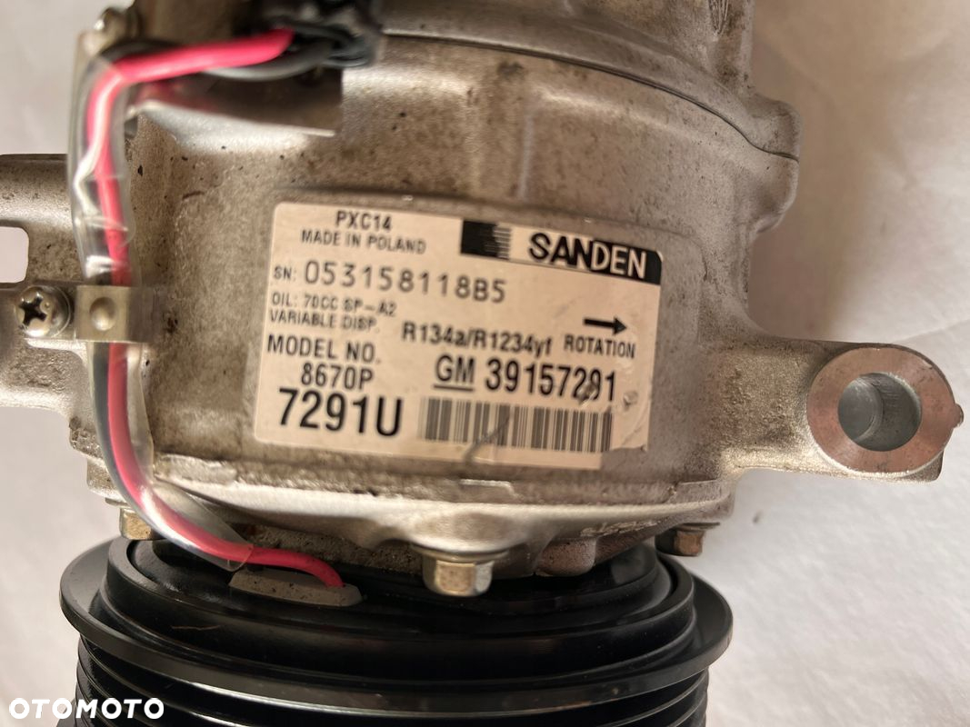 OPEL ASTRA K INSIGNIA B 1,6 SPRĘŻARKA KLIMATYZACJI 39157291 - 7