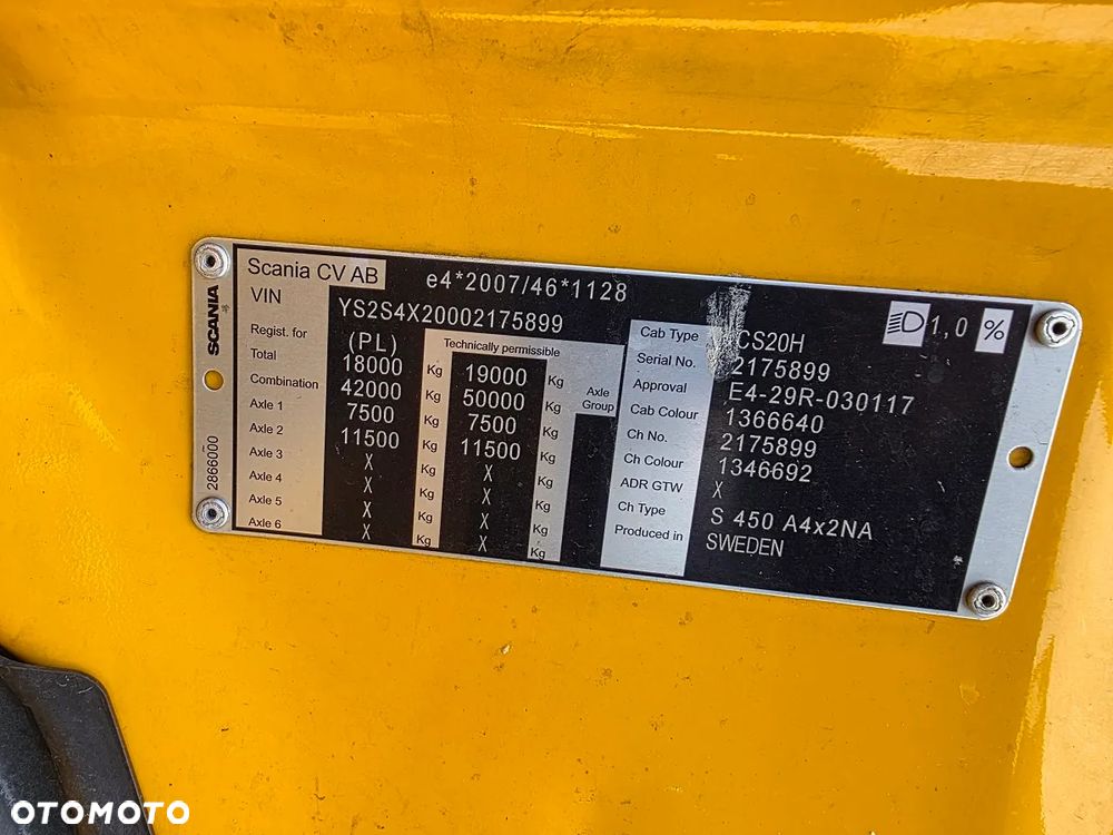 Scania S450 STANDART KLIMA POSTOJOWA - 17