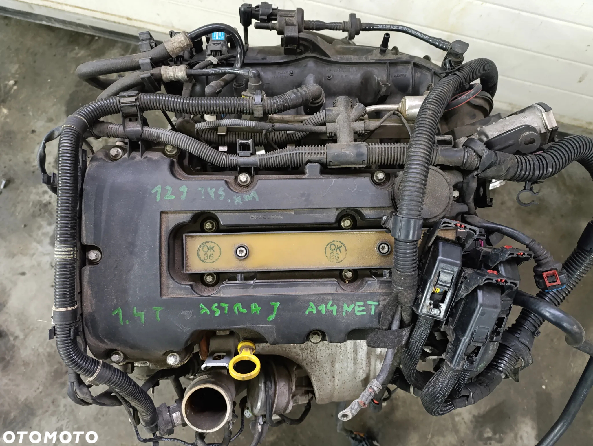 Silnik kompletny Opel Astra J 1.4T A14NET A14NEL - 2