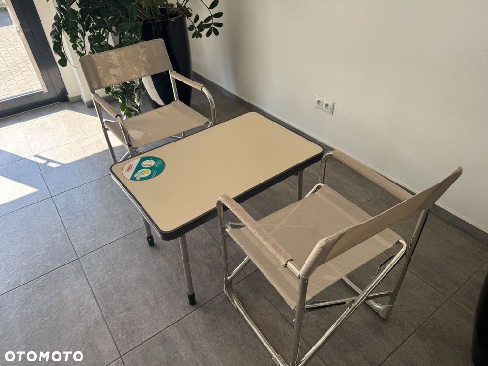 ORYGINALNY KOMPLET ZESTAW STOLIK 2x KRZESŁA KAMPER MERCEDES MARKO POLO CRESPO - 6