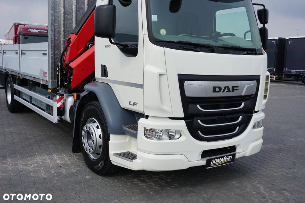DAF LF / 260 / ACC / SKRZYNIOWY + HDS / HYVA HC-183 / PILOT / ROTATOR / WIDŁY - 36