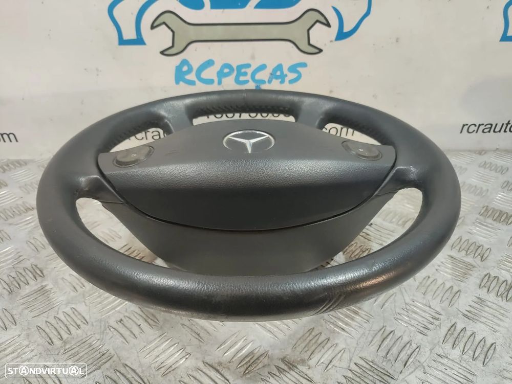 Volante Completo Pele Mercedes Benz Class S W221 Comandos Multifunções - 4
