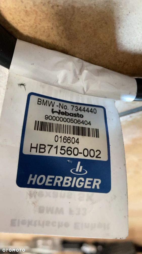 BMW 4 F33 M4 F83 POMPA ZESPÓŁ HYDRAULICZNY DACHU SILNIK 7344440 - 4