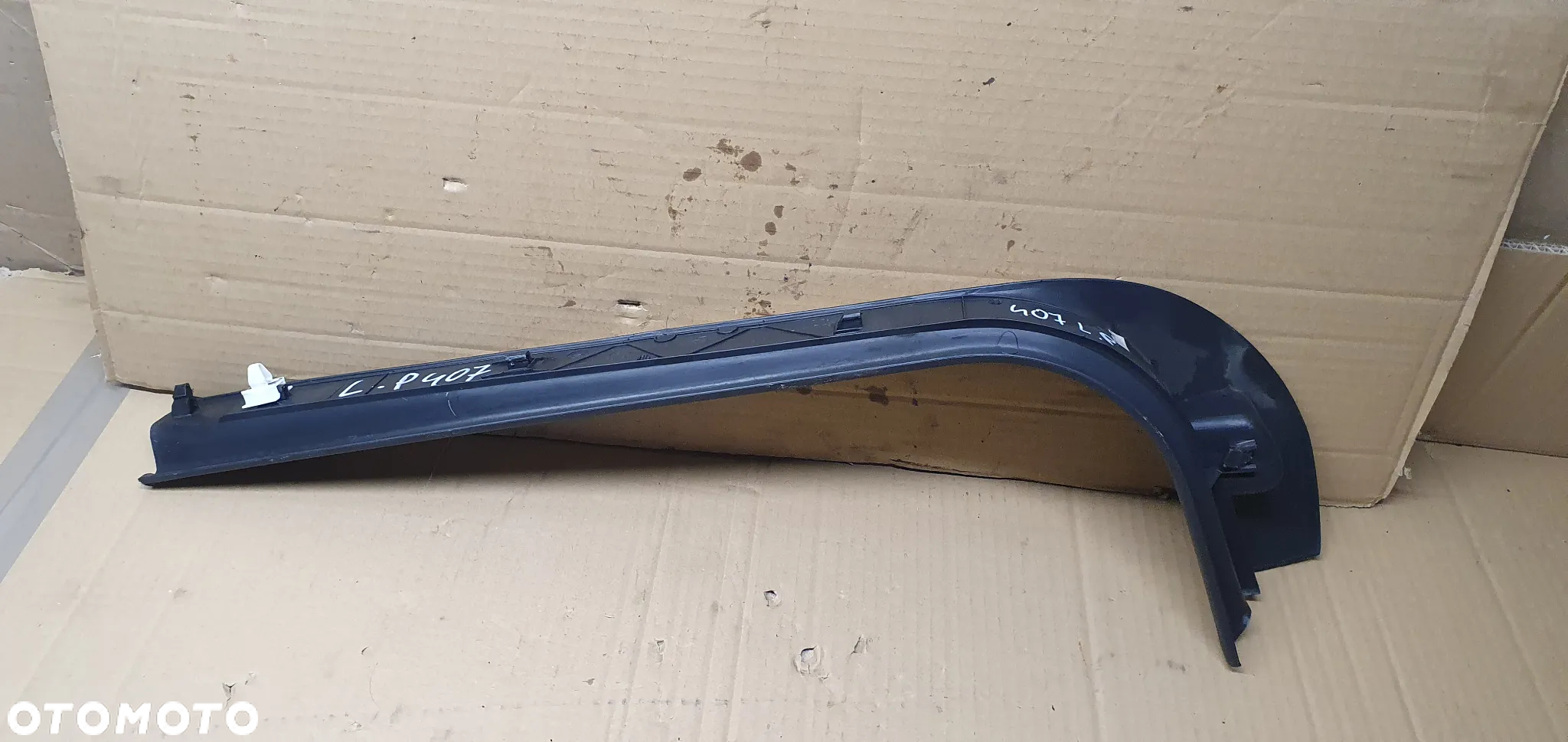 Listwa progowa nakładka progu lewy przód Peugeot 407 9645431877 - 4