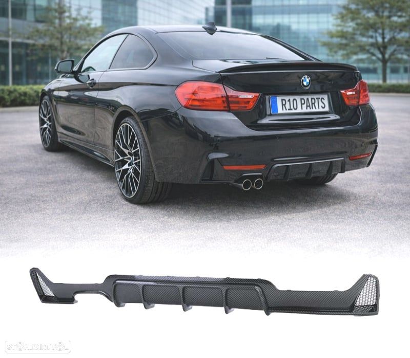 DIFUSOR BMW F32 F33 F36 LOOK M PERFORMANCE CARBONO - 1