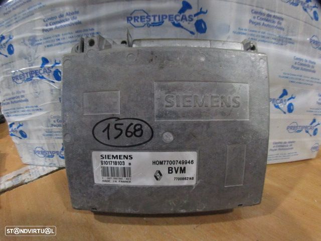 Centralina 770086214B S101718103 RENAULT 19 1992 1.4 80CV 5P VERMELHO SIEMENS - 1