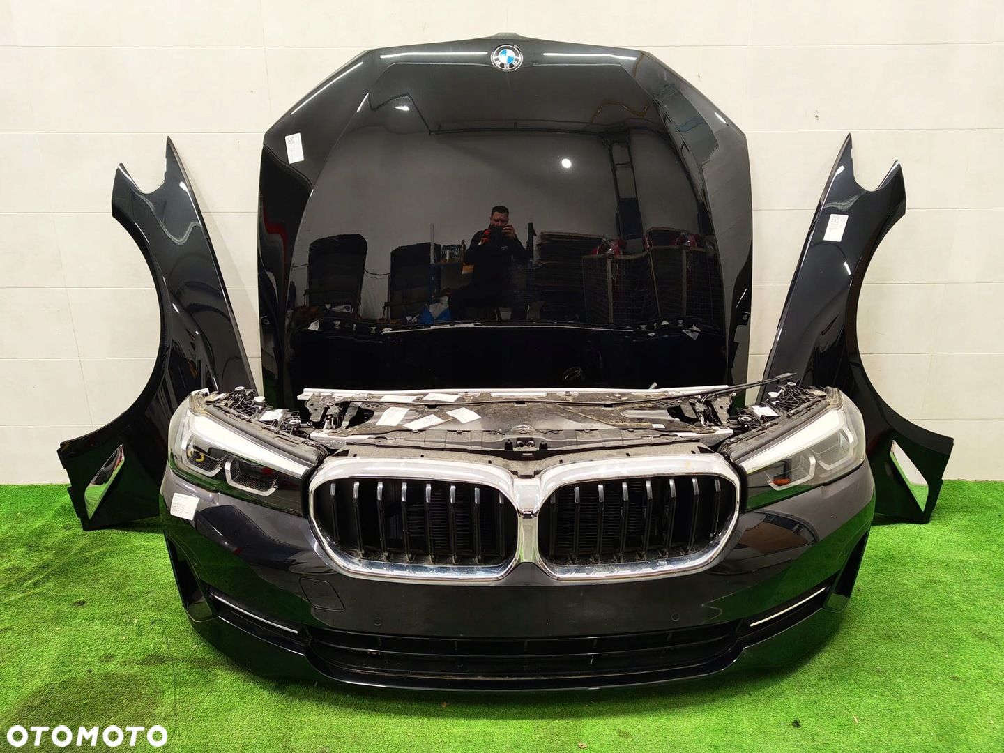 BMW G30 LCI PRZÓD MASKA ZDERZAK LAMPY BŁOTNIKI PAS PRZEDNI 475 - 1