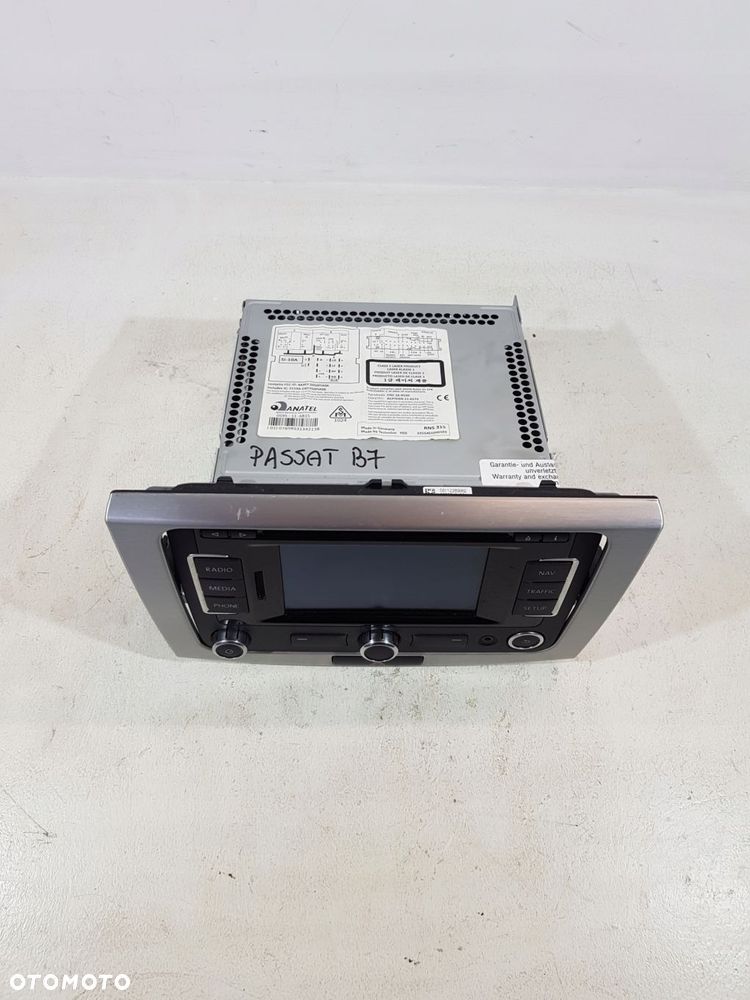 radio navi nawigacja 3c8035279g vw passat b7 passat cc 2.0 tdi - 2