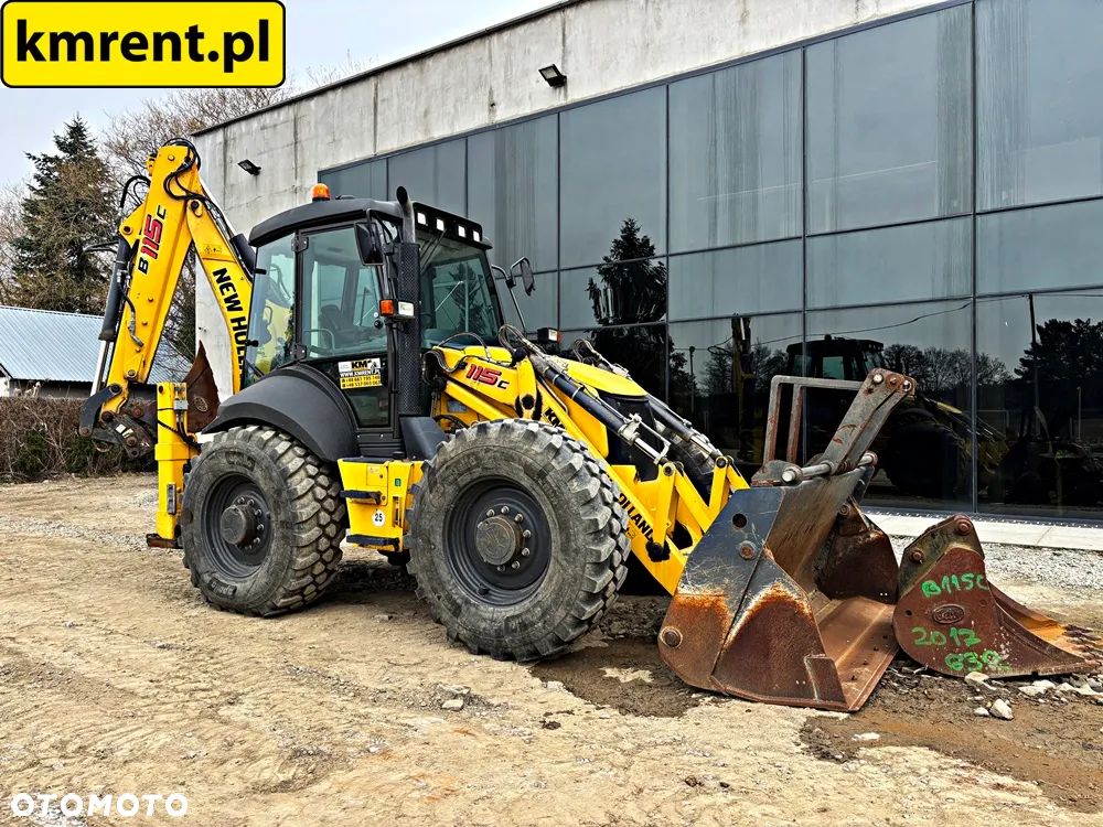 New Holland B 115 C KOPARKO-ŁADOWARKA 2017r. MTH: 3610 | jcb 3cx 4CX 5CX CAT 444 434 CASE 695 590 komatsu 97 - 5