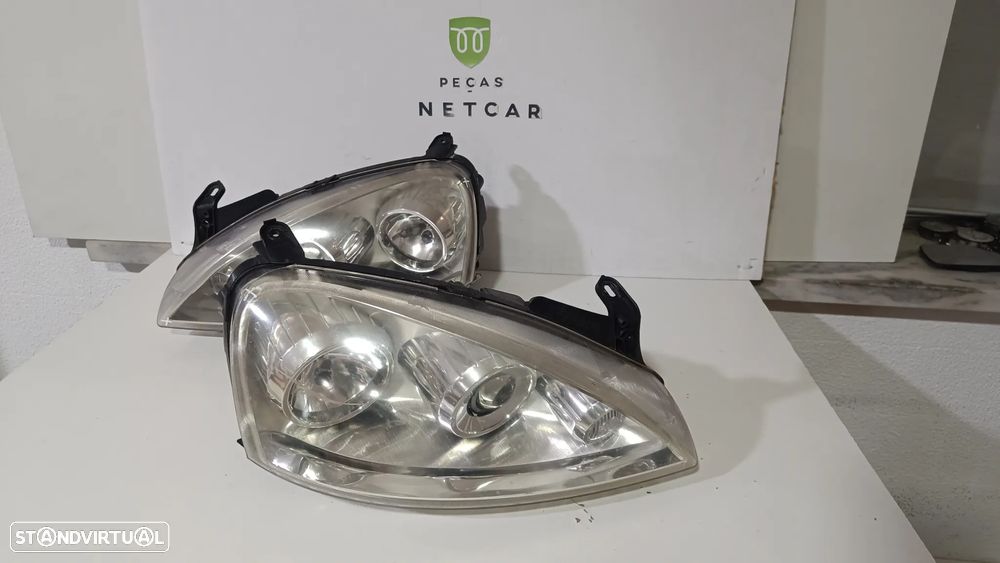 Farol óptica Opel corsa C 2004 - 6