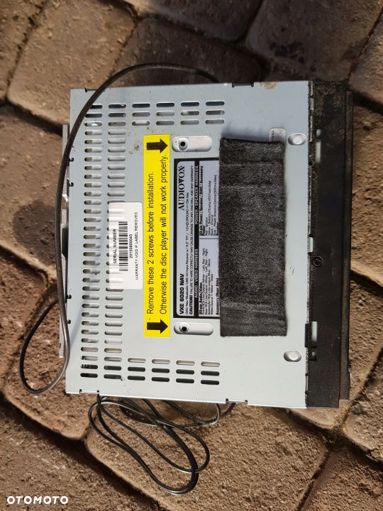 Radio Audiovox VXE 6020 NAV - 2