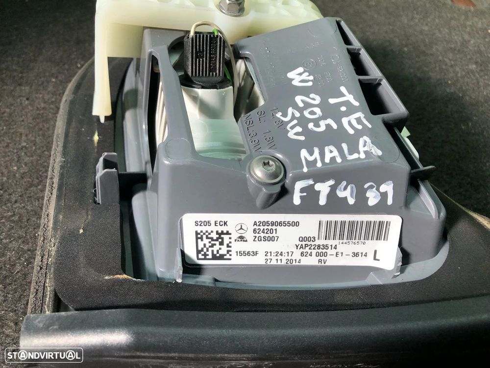 MERCEDES C W205 S205 FAROLIM MALA CARRINHA - FT431 FT432 - 4