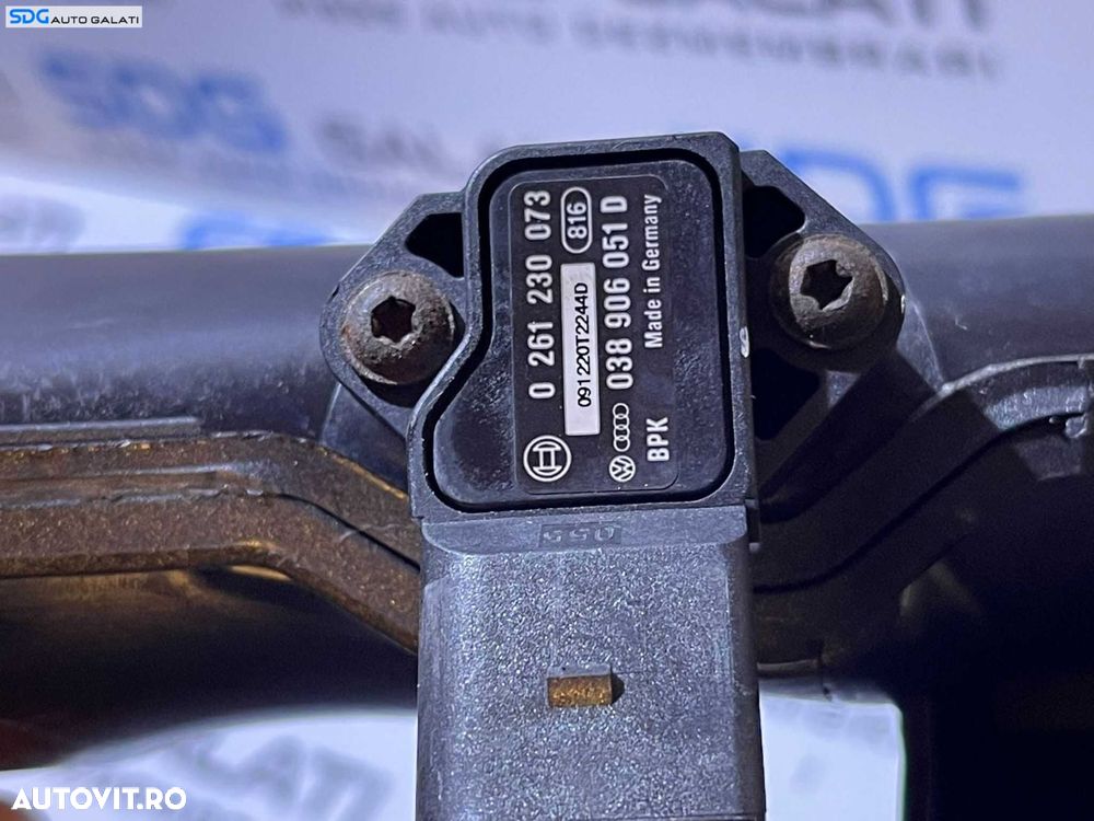 Tub Tubulatura Conducta cu Senzor Presiune Aer Seat Altea 1.8 TSI BYT BZB CDAA 2007 - 2015 Cod 1K0145770N 0261230073 038906051D - 4