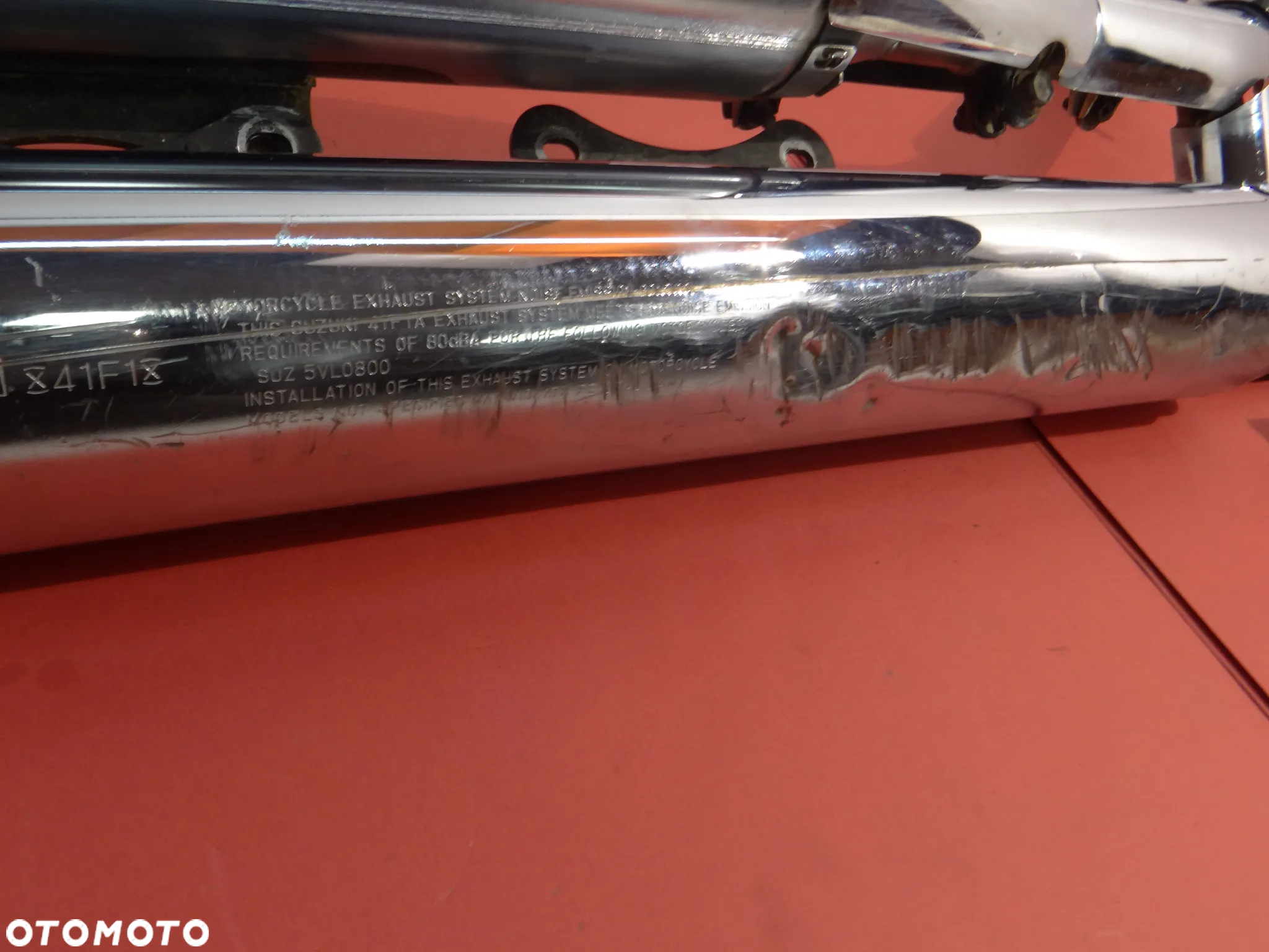 S036  SUZUKI VL 800 TŁUMIK WYDECH KOLEKTOE SANKEI 2381 SUZ5VL0800 41F - 9
