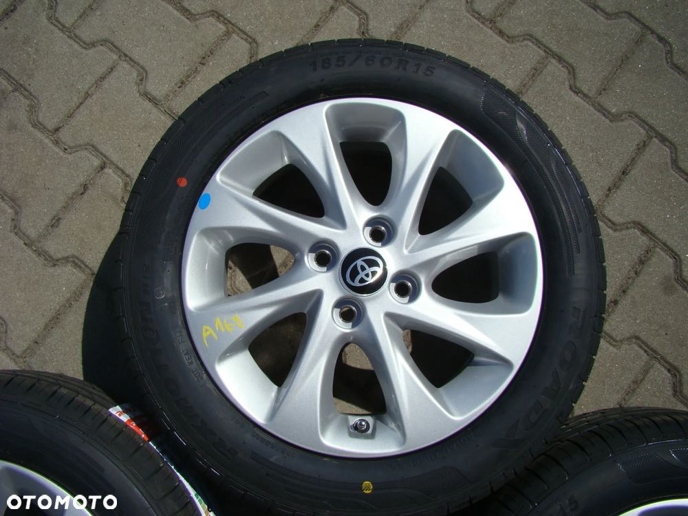 a168 4x100 Toyota Yaris 6Jx15 Lato niemontowane 185/60 R15 - 4