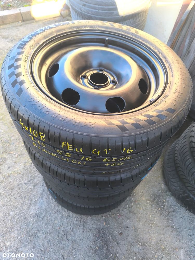 4x108 Felgi Stalowe Stal 16 Koła Letnie Lato CITROEN BERLINGO C-ELYSEE C2 C3 C4 C5 DS3 GRAND C4 PICASSO PEUGEOT 206 207 208 307 1007 2008 OPEL MOKKA B II 6mm Legnica ALU-RAD 215/55 - 2