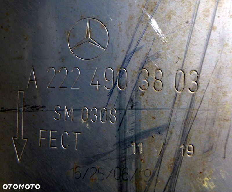 Mercedes S Klasa W222 Tłumik Końcowy A2224903803 - 4