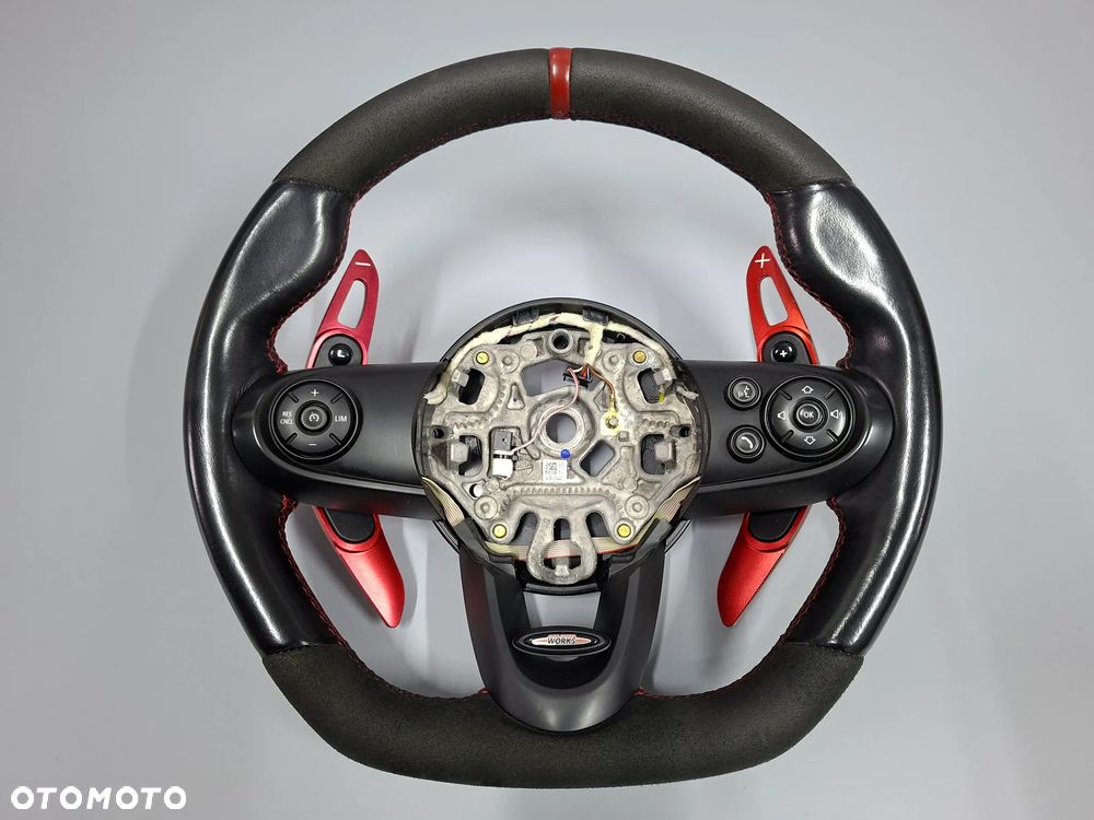 MINI F56 JCW Pro Kierownica skóra alcantara łopatki - 2
