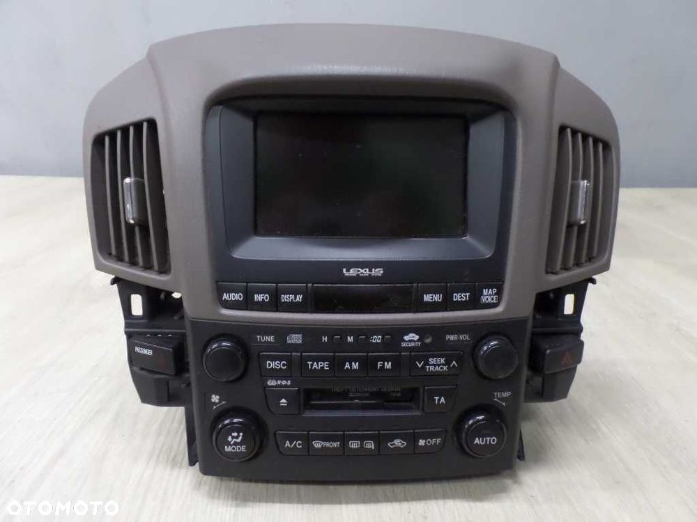LEXUS RX 300 00-03 RADIO LCD NAWIGACJA EKRAN PANEL NAWIEWU 86120-48100 84010-48050 - 2