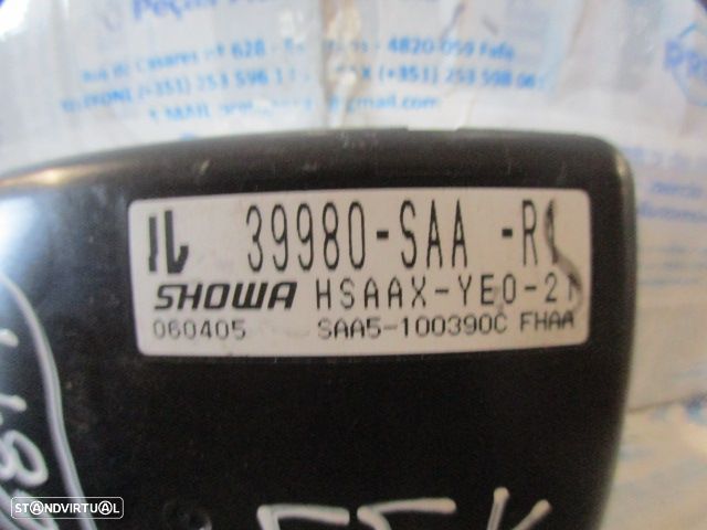 Modulo 39980SAAR1 HONDA JAZZ 1 FASE 2 2007 1.4I 85CV 5P CINZENTO Módulo Coluna De Direção - 3