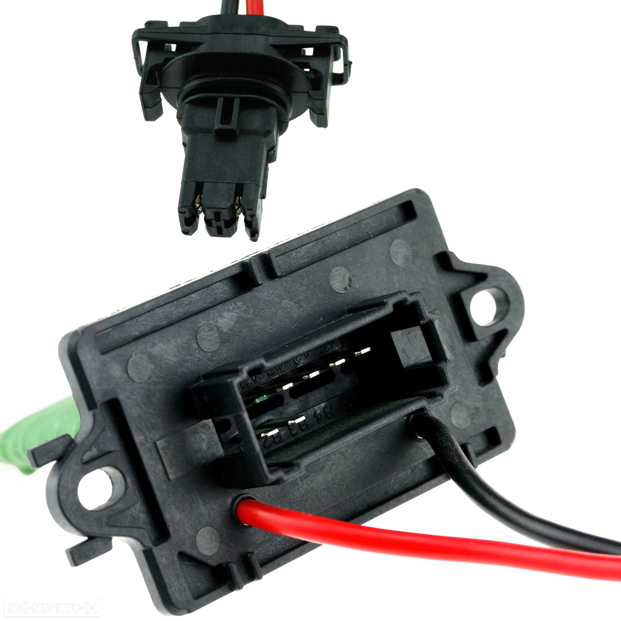 Resistência Ventilador Sofagem + Ficha Renault  7701207876 8200729298 - 3