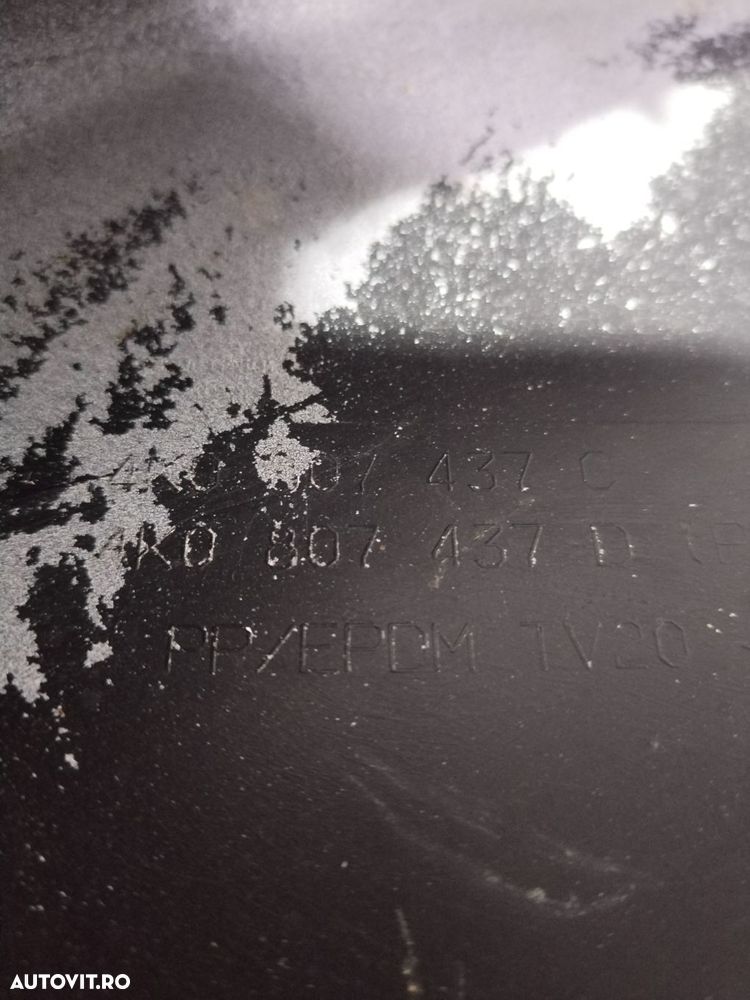 Bara fata Audi A6 C8, S-Line , 2018, 2019, 2020, 2021, 2022, cod origine OE 4K0807437C - 13