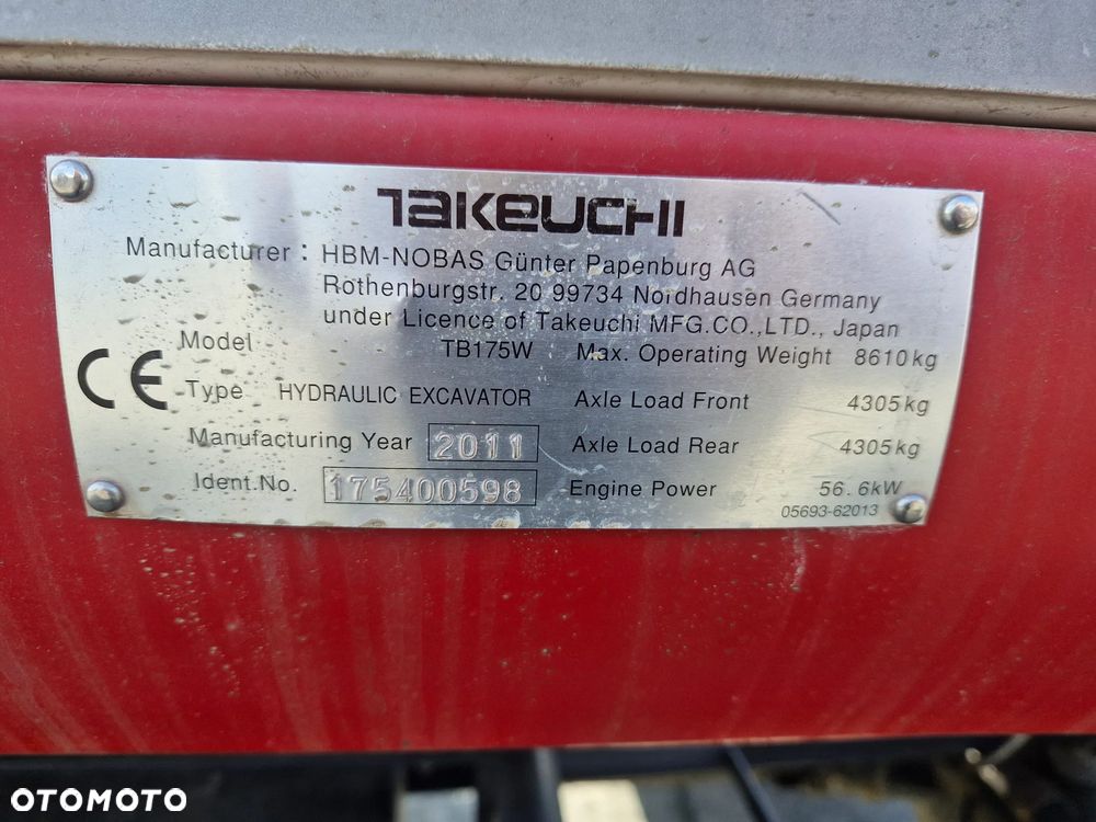 Takeuchi TB175W - 5