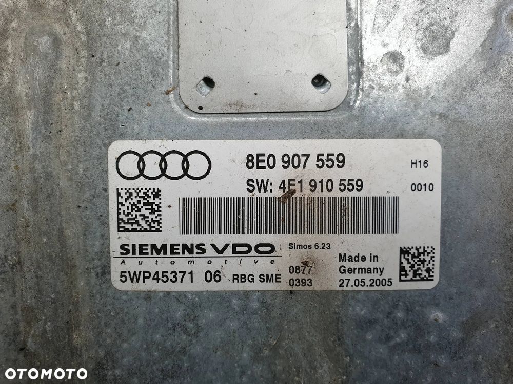 Sterownik / Moduł ECU 8E0907559 Audi, A8 S8 D3 4E 2005 - 2