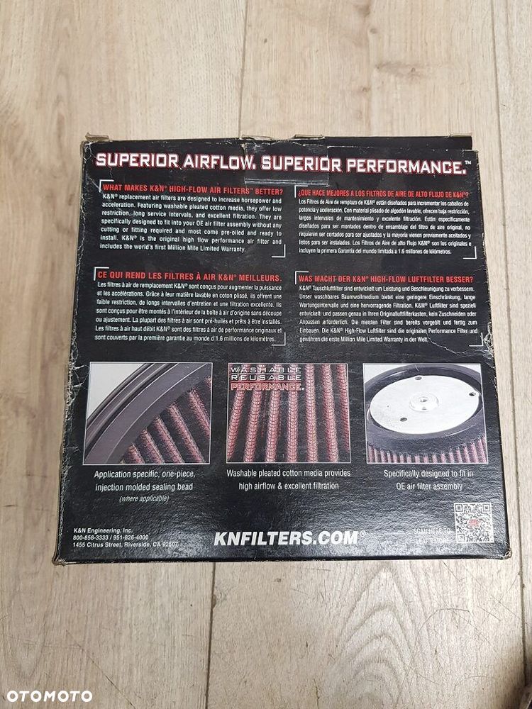 Filtr powietrza K&N HD-8899 Harley Davidson Touring 1450 / Heritage 1450 - 8