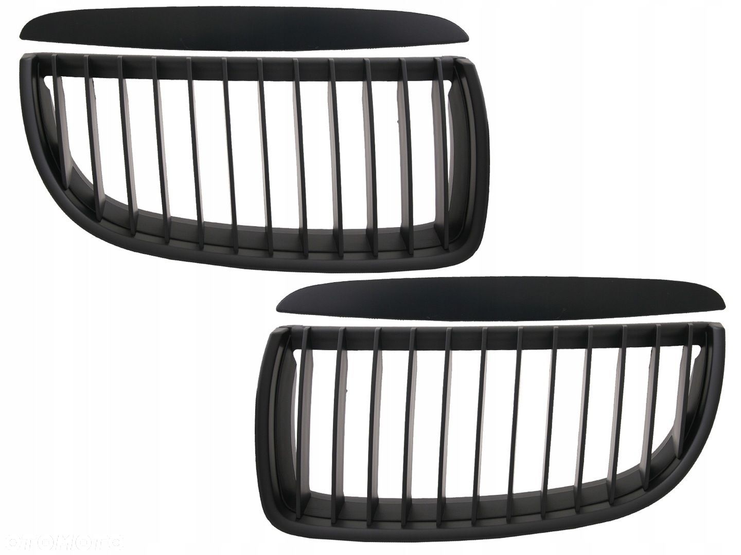 ATRAPA GRILL LISTWA BMW 3 E90 E91 TUNING BLACK MAT - 1