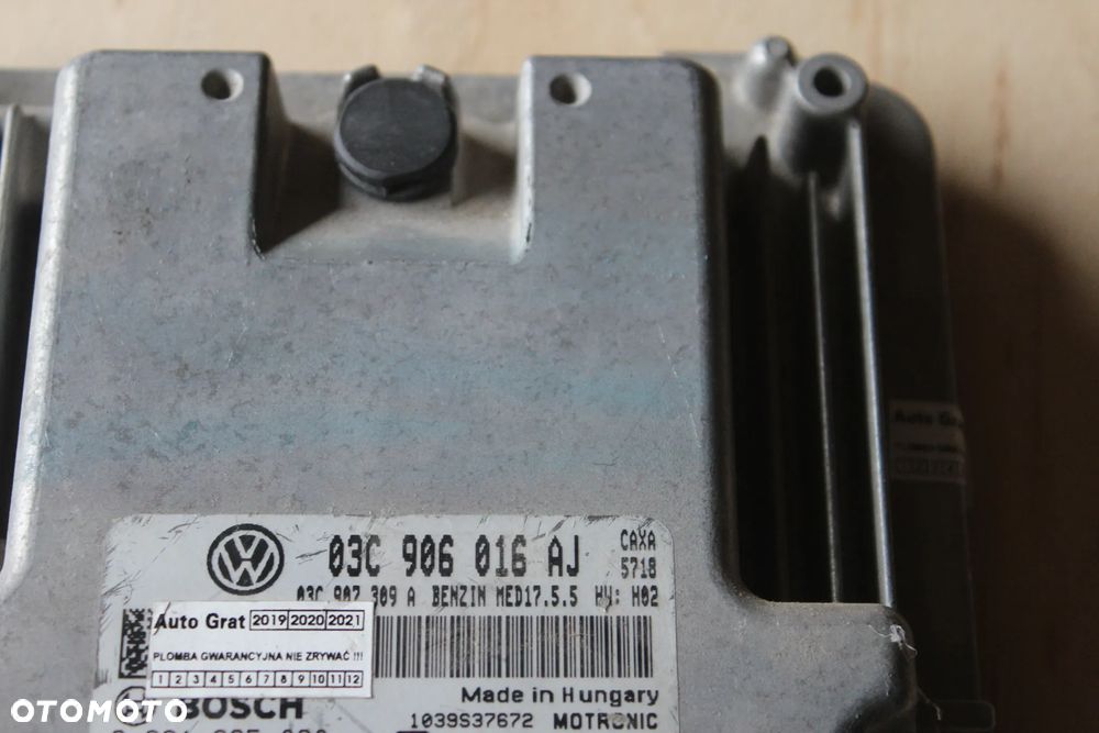 STEROWNIK SILNIKA AUDI VW 1.4 TSI 03C906016AJ 2009 - 2