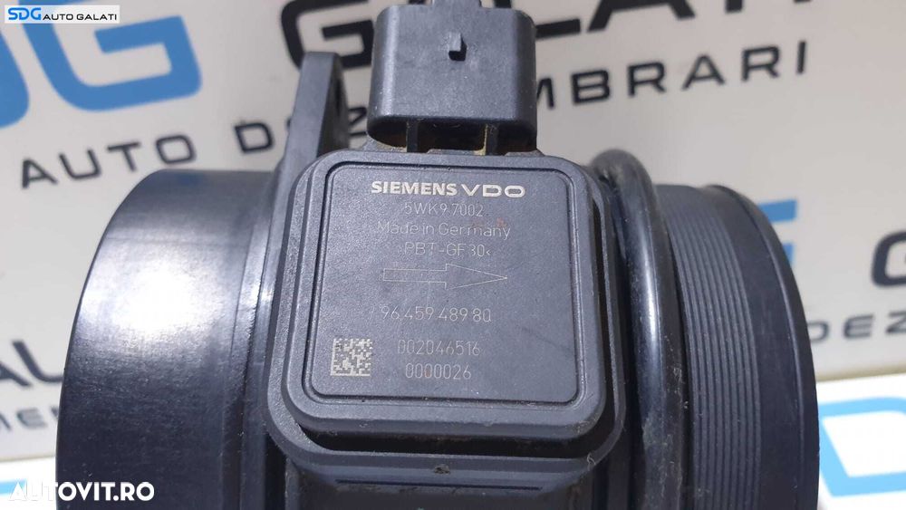 Senzor Debitmetru Aer Volvo V50 2.0 D 2003 - 2010 Cod 9645948980 - 3