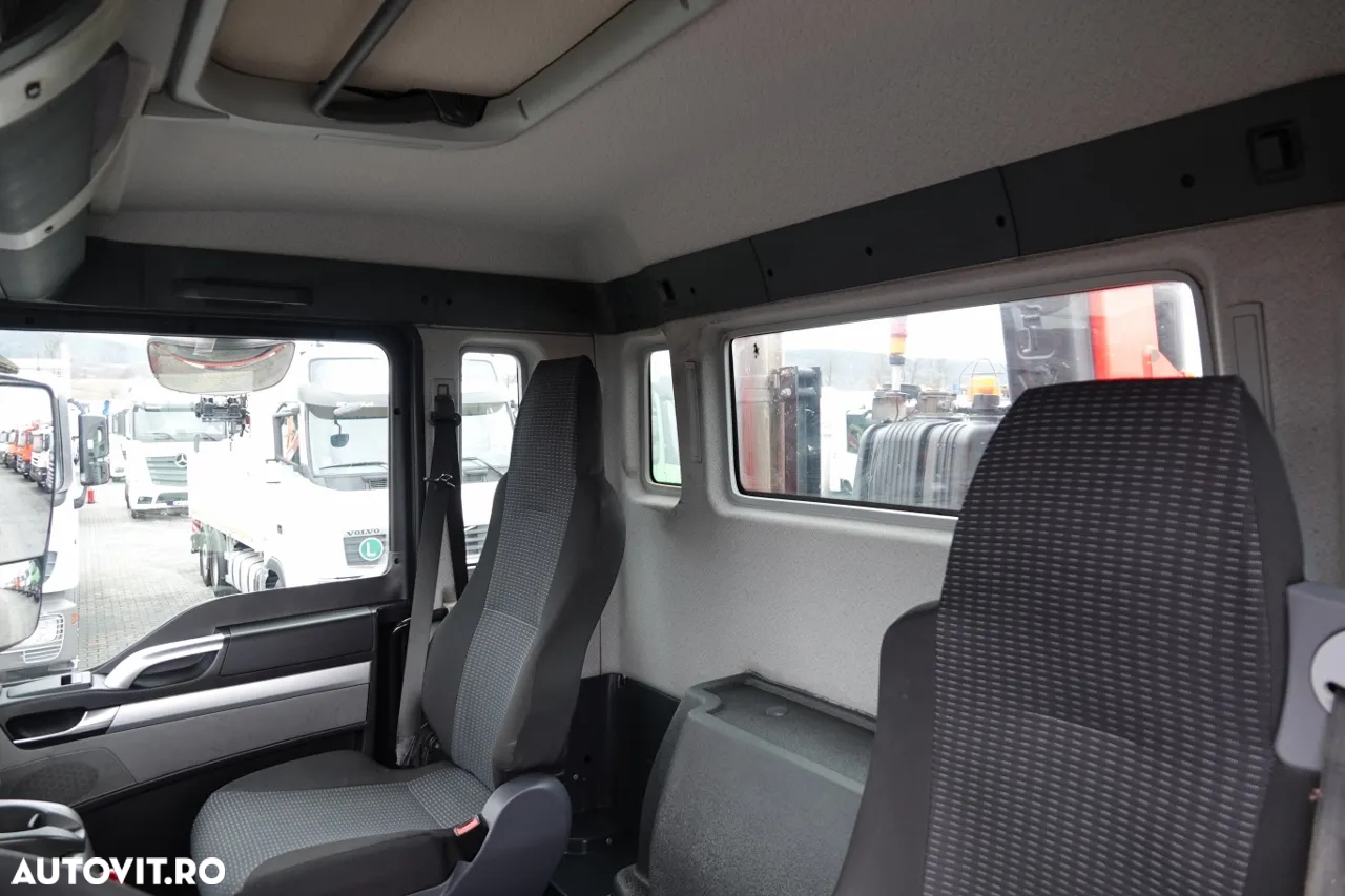 MAN TGS 35.360 / 8x2-4 / CAMION + HDS FASSI F165 A.2.22 / AXIE LIFTATOR / 4 AXI / GAMA HIDRAULICA / TROLIU / ASISTENTA RUTIERA - 27