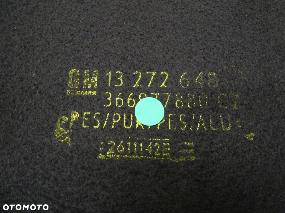 WYGŁUSZENIE WYCISZENIE PODBITKA MASKI 13272648 OPEL ASTRA IV J HB - 5