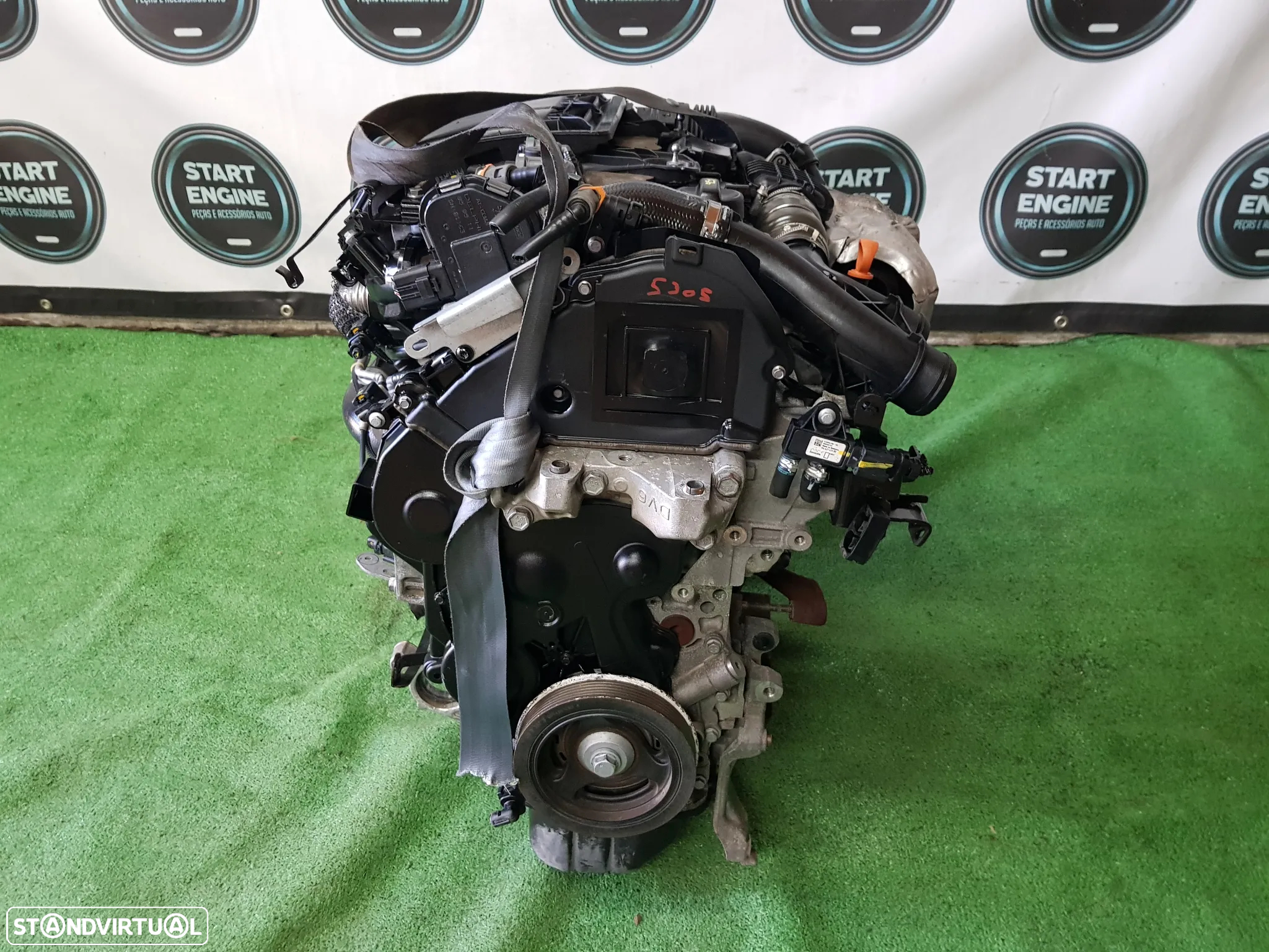Motor 1.6 HDI 9H06 Peugeot 308 207 Partner 307 3008 Citroen Berlingo C4  DS3 - 2