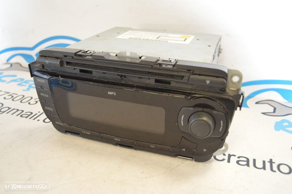 RADIO AUTORADIO LEITOR CD MP3 SEAT ALTEA 5P 5P0035153B 5P0035153 IBIZA IV 4 MK4 6J DISPLAY COMANDOS COMUTADOR PAINEL CONTROLO COMUNICAÇÃO - 2