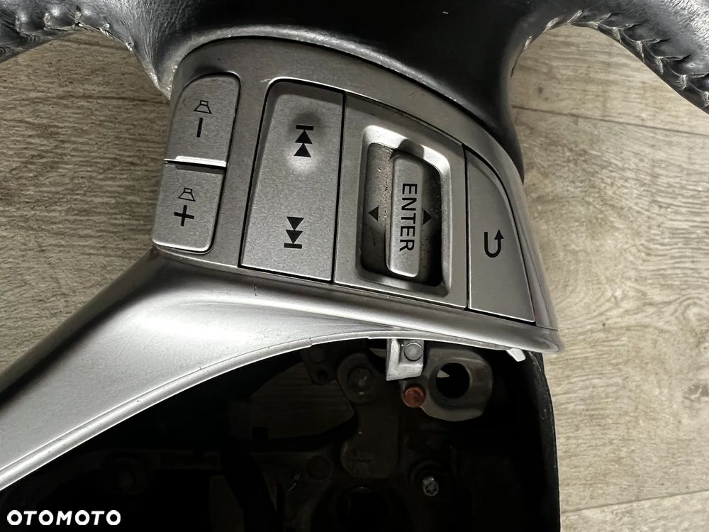 KIEROWNICA AIRBAG SKÓRA NISSAN QASHQAI J11 484304EL1A MULTIFUNKCYJNA - 3