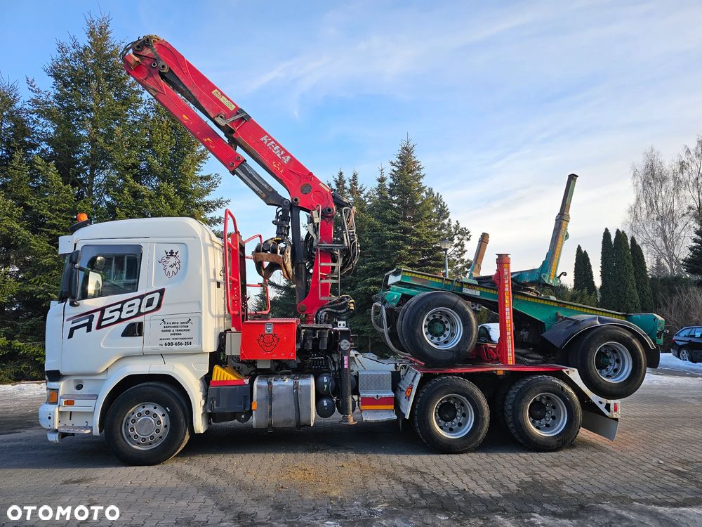 Scania R580 6x4 V8 + KESLA + WÓZEK DOLL CAŁY ZESTAW - 12