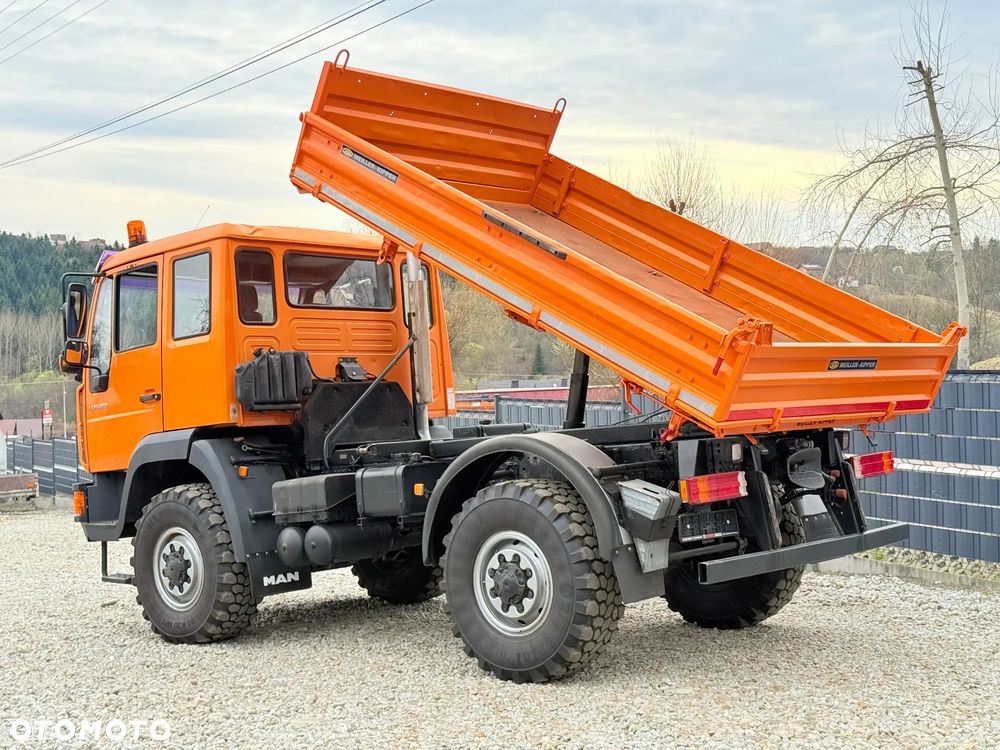 MAN * MAN 10-220 * Pług * Kiper Wywrotka Meiller * 4x4 * Zimowe Utrzymanie * Unimog * - 19